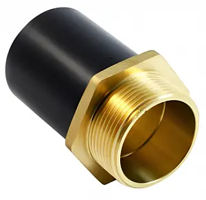 Переход ПЭ/латунь с внешней резьбой 25-3/4" SDR11 0